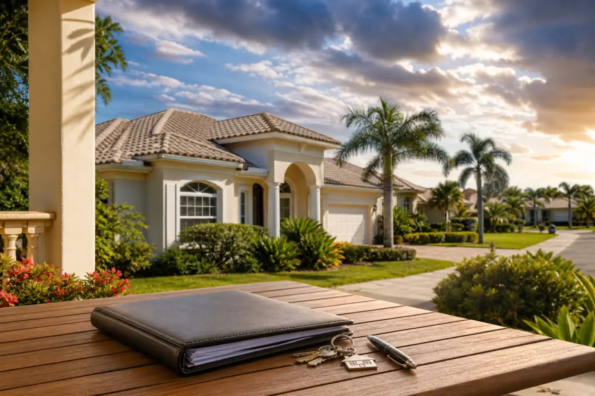 Hogar en Florida con documentos de seguro — cobertura local